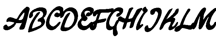 Jacks Guitar Regular Font UPPERCASE