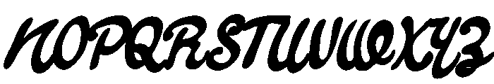 Jacks Guitar Regular Font UPPERCASE