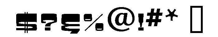 Jackson Regular Font OTHER CHARS