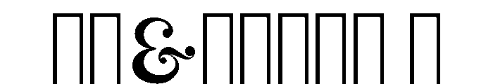 Jacobean Initials B Font OTHER CHARS