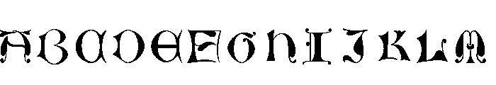Jacobean Initials B FONT
