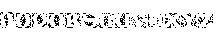 Jacobean Initials C Font UPPERCASE