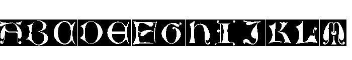 Jacobean Initials D FONT