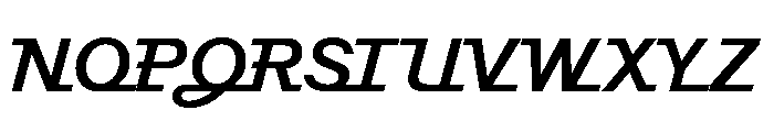 Javelin Bold Font UPPERCASE