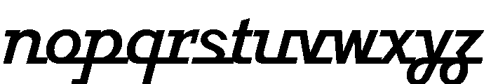 Javelin Bold Font LOWERCASE