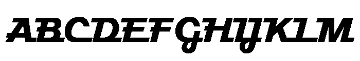 Javelin Extra Bold Font UPPERCASE