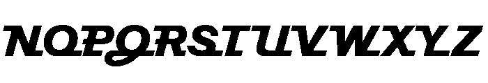 Javelin Extra Bold Font UPPERCASE
