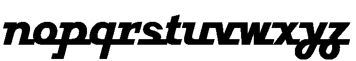 Javelin Extra Bold Font LOWERCASE