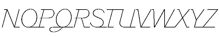 Javelin Light Font UPPERCASE
