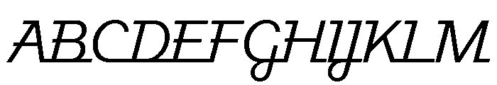Javelin Regular Font UPPERCASE