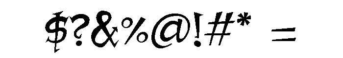 Jawbox Chanky Regular Font OTHER CHARS