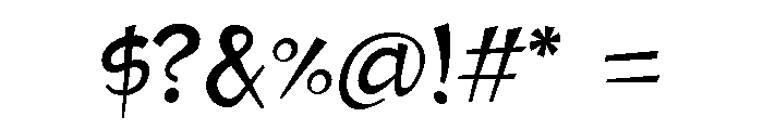 Jawbox Regular Font OTHER CHARS
