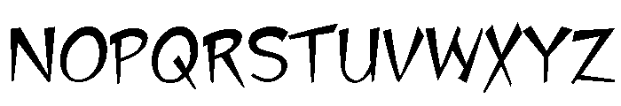 Jawbox Regular Font UPPERCASE