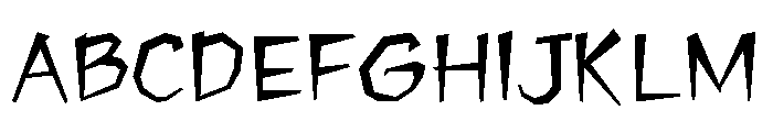 Jawbreaker Regular Font UPPERCASE