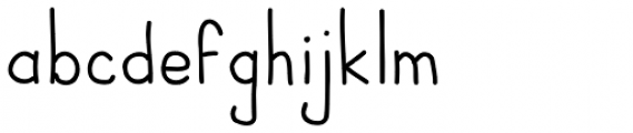 JBScript Simple Regular Font LOWERCASE