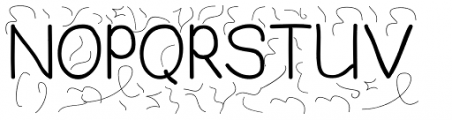 JBScript Turbules Regular Font UPPERCASE