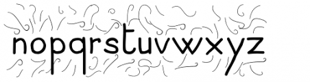JBScript Turbules Regular Font LOWERCASE