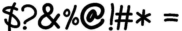 JCAguirreP - Libre Font OTHER CHARS