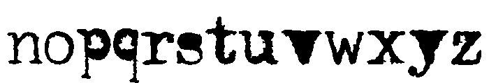 JCAguirreP - Old Type Font LOWERCASE