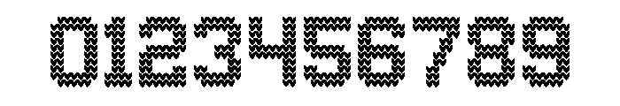 JDR SweatKnitted Font OTHER CHARS