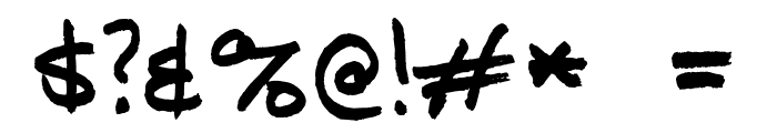 j.d. Font OTHER CHARS