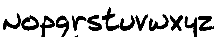 j.d. Font LOWERCASE
