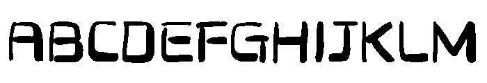 Jeongseon Arirang Hon Regular Font UPPERCASE