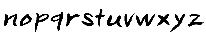 Jeongseon Arirang Ppuri Regular Font LOWERCASE