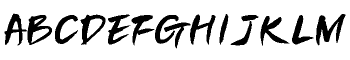 Jeongseon Arirang Regular Font UPPERCASE