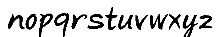Jeongseon Arirang Regular Font LOWERCASE
