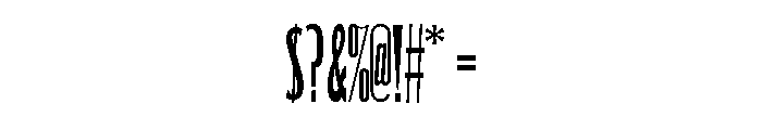 Jetlab Variable Regular Font OTHER CHARS