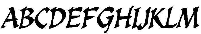 Jetsam Collection Italic Font UPPERCASE