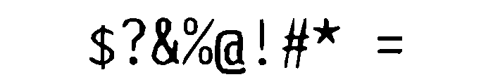 Jetsam Collection Kugelkopf Font OTHER CHARS