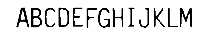 Jetsam Collection Kugelkopf Font UPPERCASE