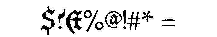 Jetsam Collection Regular Font OTHER CHARS