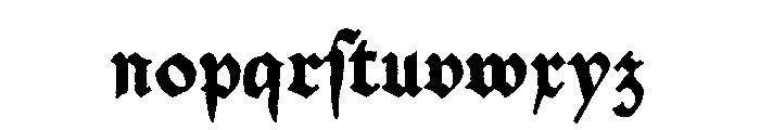 Jetsam Collection Regular Font LOWERCASE