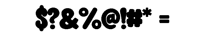 JELLOBOP Font OTHER CHARS