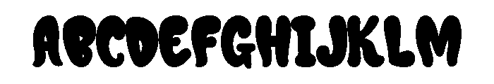JELLOBOP Font UPPERCASE