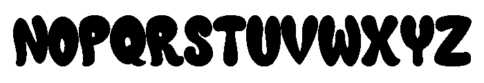 JELLOBOP Font UPPERCASE