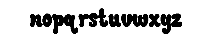 JELLOBOP Font LOWERCASE