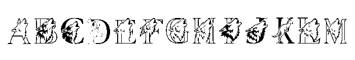 Jean Regular Font UPPERCASE