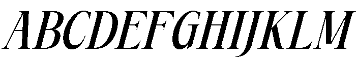 Jeanoti-Italic Font UPPERCASE
