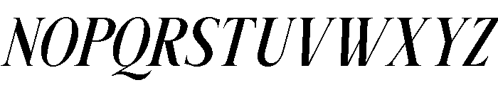 Jeanoti-Italic Font UPPERCASE