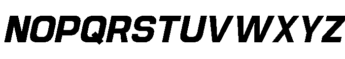 Jechro Bold Italic Font UPPERCASE