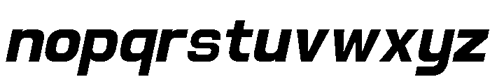 Jechro Bold Italic Font LOWERCASE