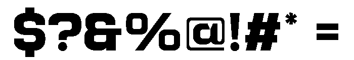 Jechro Extra Bold Font OTHER CHARS