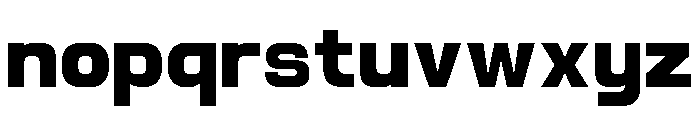 Jechro Extra Bold Font LOWERCASE