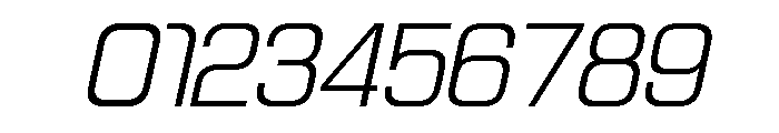 Jechro Extra Light Italic Font OTHER CHARS