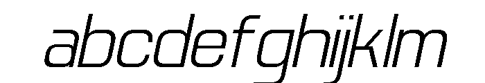 Jechro Extra Light Italic FONT