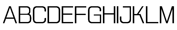 Jechro Extra Light Font UPPERCASE